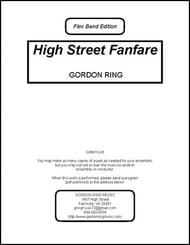 High Street Fanfare Concert Band sheet music cover Thumbnail
